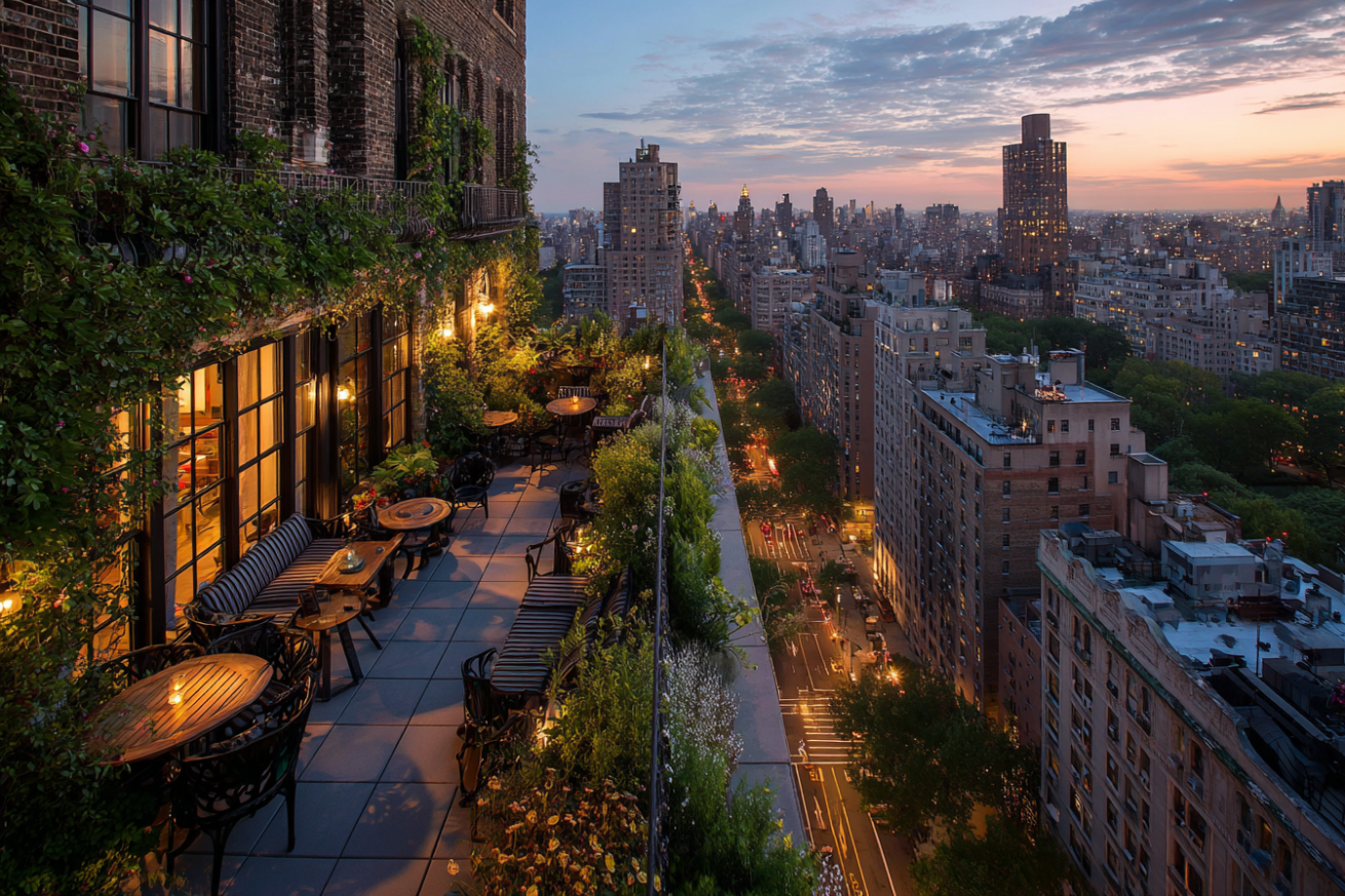 Rooftops exclusifs à New York pour une vue époustouflante